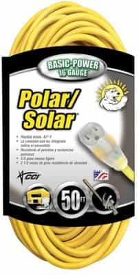 Coleman 16/3 SJEOW Polar/Solar Extension Cord 50-ft w/ Lighted Ends