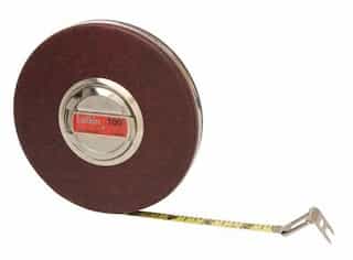 45884 100' Home Shop Single Side Measuring Tape