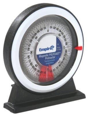 360 degree Magnetic Polycast Protractor