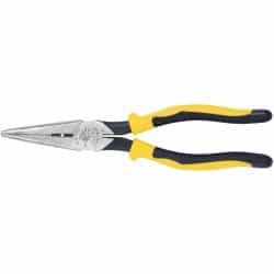 Klein Tools 8" Journeyman Long Nose Pliers Side Cutting