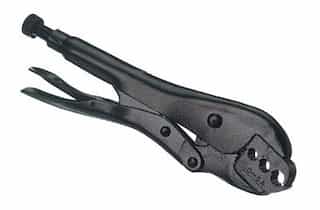 Western 2 Hole Hand-Held Crimping Tool Vise-Grip Type Tool