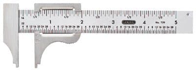 General Tools Pocket Caliper 0-4" Range Stainless 16ths 32N