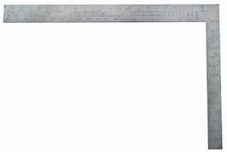 12" Flat Steel Rust Resistant Rafter Framing Square