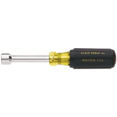 1/4'' Chrome Nut Driver with Round and Hollow Shank