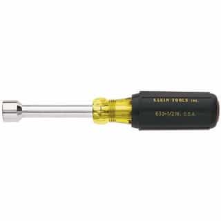 Klein Tools 1/4'' Chrome Nut Driver with Round and Hollow Shank