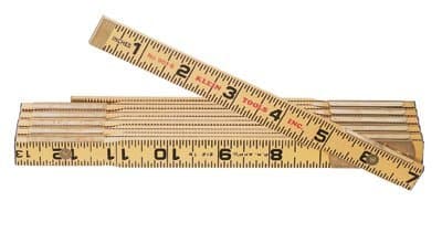 6' Double Sided Folding Wood Measurement Rule