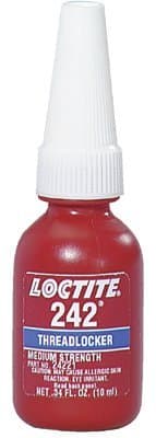 Loctite  242 Threadlocker, Medium Strength, 10 mL