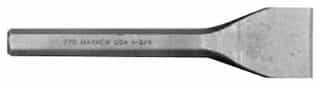 7 1/2'' Alloy Steel Mason's Chisel with Beveled Tip