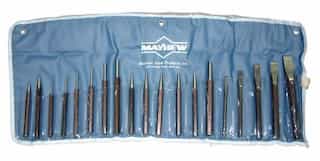 Mayhew 19 Alloy Steel Piece Punch and Chisel Kit