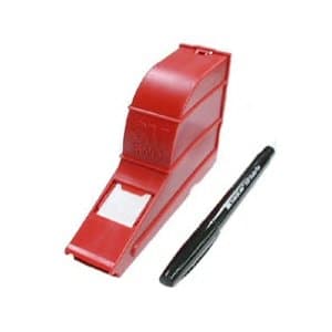 Wire Marker Write on Dispenser with Tape and Pen