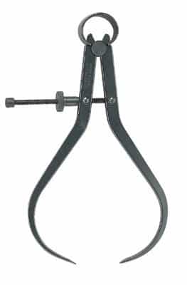 Moore & Wright 10" Outside High Grade Steel Spring Type Solid Nut Caliper