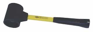 Compsite Soft Face Hammer with Classic Fiberglass Handle and 1.5'' Face