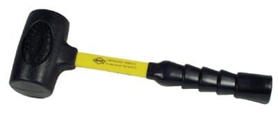 Power Drive Dead Blow Hammer with 2lb Head and Fiberglass Handle