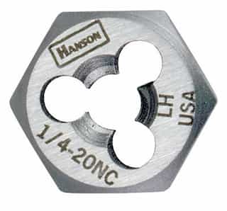 Irwin 3/8'' High Carbon Steel Rethreading Fractional Hexagon Dies
