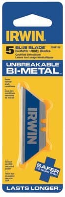 Irwin Bi-Metal Utility Knife Blades 5 Pack