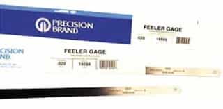 Precision 1/2"X12" .003 Flat Length Steel Feeler Gauge