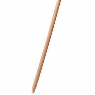 Natural, Wood Threaded-Tip Broom/Sweep Handle-60-in