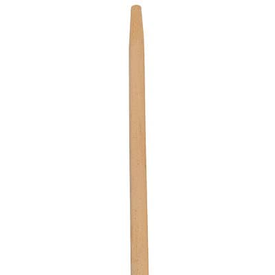 Rubbermaid Natural, Tapered-Tip Wood Broom/Sweep Handle-60-in