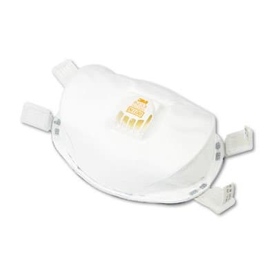 Particulate Respirator with adjustable nose clip
