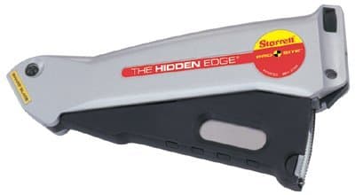 Hidden Edge Utility Knife with Adjustable Cutting Depth