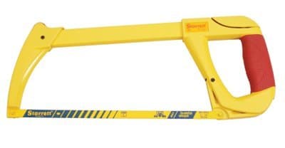 Heavy Duty High Tension Hacksaw Frame with Bi-Metal Blade and Cast Aluminum Body