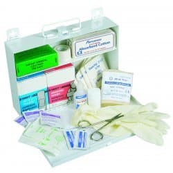 Swift First-Aid 25 Person First Aid Kit w/Metal Carrying Case