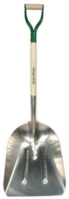 17[3/4]"Aluminum Western Scoop Shovel D-Grip Handle