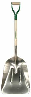 Union Tools 19[3/4]" Alumin Western Scoop Shovel D-Grip Handle