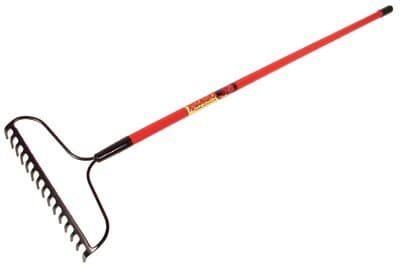 Union Tools 16" Razor Back Bow Rake with Fiberglass Handle