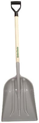 Union Tools 18" ABS Grain/Snow Scoop withPolyethylene 29" D-Grip Handle