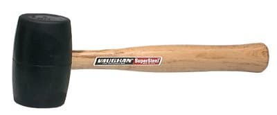 Vaughan 10[5/8]" Solid Rubber Mallets w/Hardwood handle