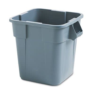 Brute Container Square Polyethylene 28 Gal Gray