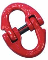 Acco Chain .28-in Kuplex Kuplok Coupling Links, 3500 lbs Capacity, Red