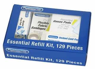 Acme United PhysiciansCare First Aid Kit Essentials Only Refill Kit: 129 Piece