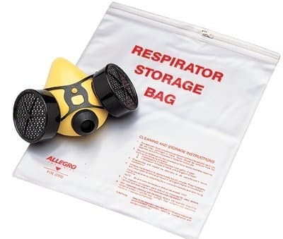 Allegro Large Zippered Respirator Storage Bag