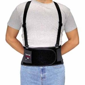 Economy Bodybelt w/ Velcro, Large, Black