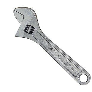 6" Drop Forged Alloy Steel Adjustable Wrench