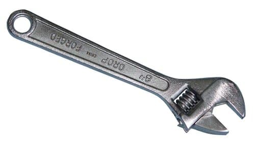 8" Drop-Forged Alloy Steel Adjustable Wrench