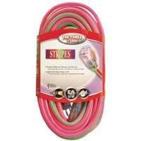 50 Foot Neon Pink and Green Extension Cable