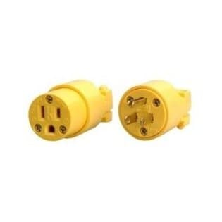 Replacement Extension Cord Cap, Male Part Only