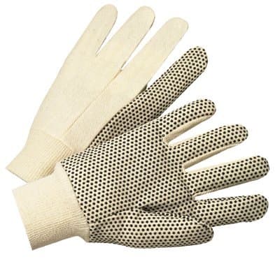 8 0z 1000 Series Black Dotted Canvas Gloves
