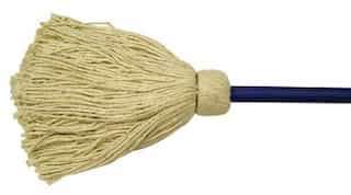 24Oz. Cotton Wet Mounted Mop w/ 54" Wooden Handle