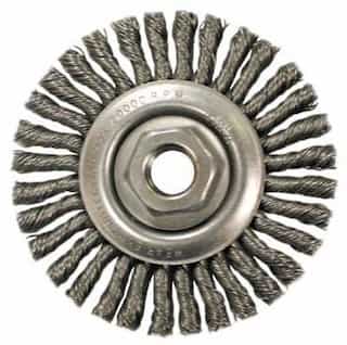4" Carbon Steel Knot Wheel Brush