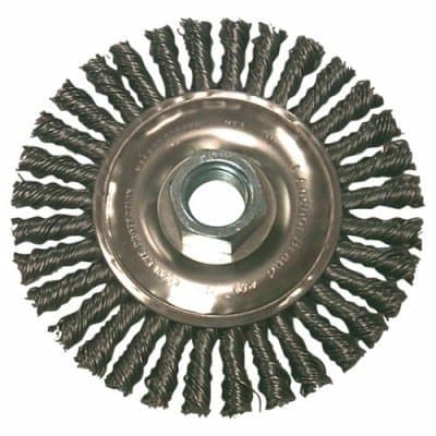 4" Carbon Steel Stringer Bead Wheel Brush