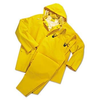 Large 35 Mil 3 Piece PVC/Polyester Rain Suit