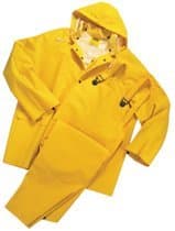 XL PVC/Polyester 3 Piece Safety Rain Suit