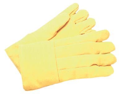 Large Yellow Wool High Heat Gloves