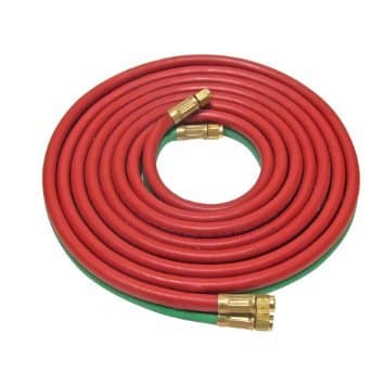 Red/Green 25 ft Twin Welding Hose for All Fuel Gases