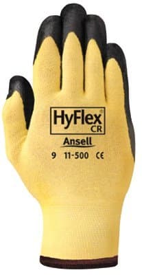 Ansell Size 7 Knit Wrist Kevlar Dupont Foam Nitrile CR Gloves