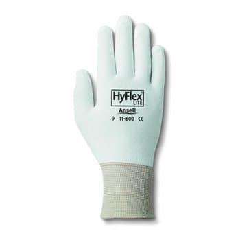 Small Hyflex Lite Polyurethane Fine Gauge Gloves